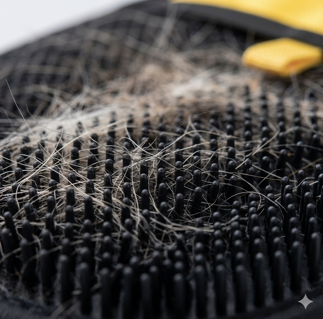 Guante Removedor de Pelo 2 en 1 - Negro