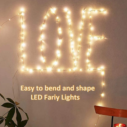 Smart RGB Fairy Lights - Bluetooth Control, 5M/10M/20M, Waterproof, 16 Colors