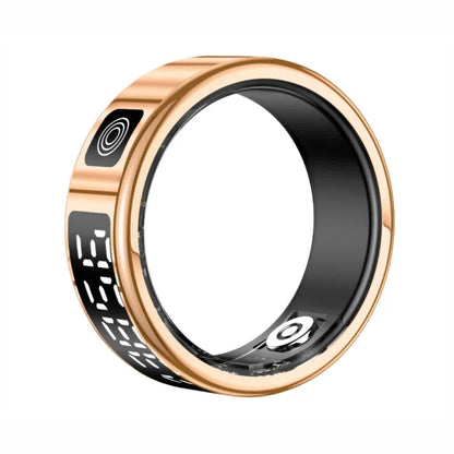 Smart Ring with Charging Case | Waterproof Health Tracker, Heart Rate & Sleep Monitor