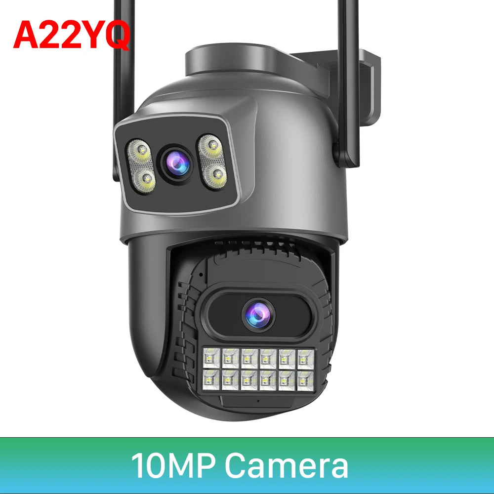 Outdoor WiFi Camera | 10X Zoom, Auto-Tracking, 4K PTZ Surveillance