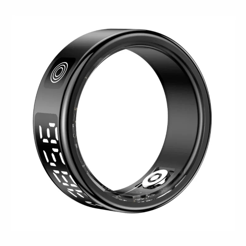 Smart Ring with Charging Case | Waterproof Health Tracker, Heart Rate & Sleep Monitor