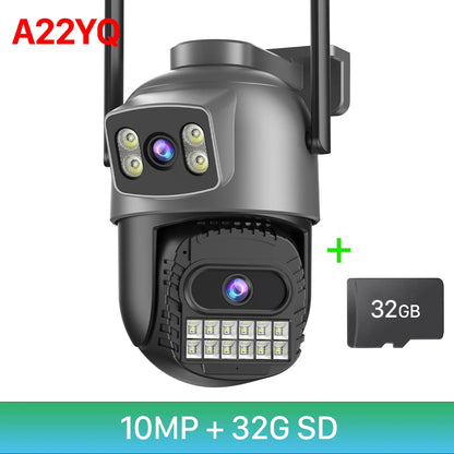 Outdoor WiFi Camera | 10X Zoom, Auto-Tracking, 4K PTZ Surveillance