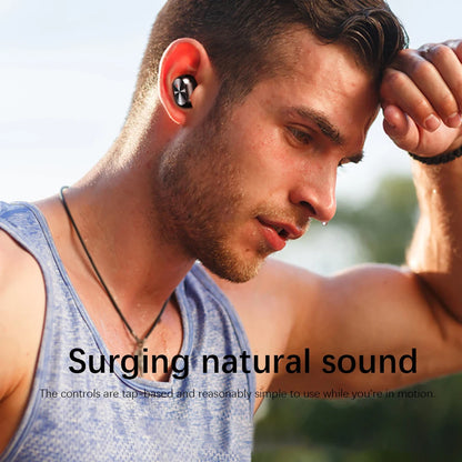 TWS Wireless Earphones - Digital Display, Sports Gaming Headsets, HiFi Stereo, LED Flashlight