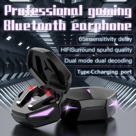 T33 Wireless Gaming Earbuds with HiFi Sound & Mic